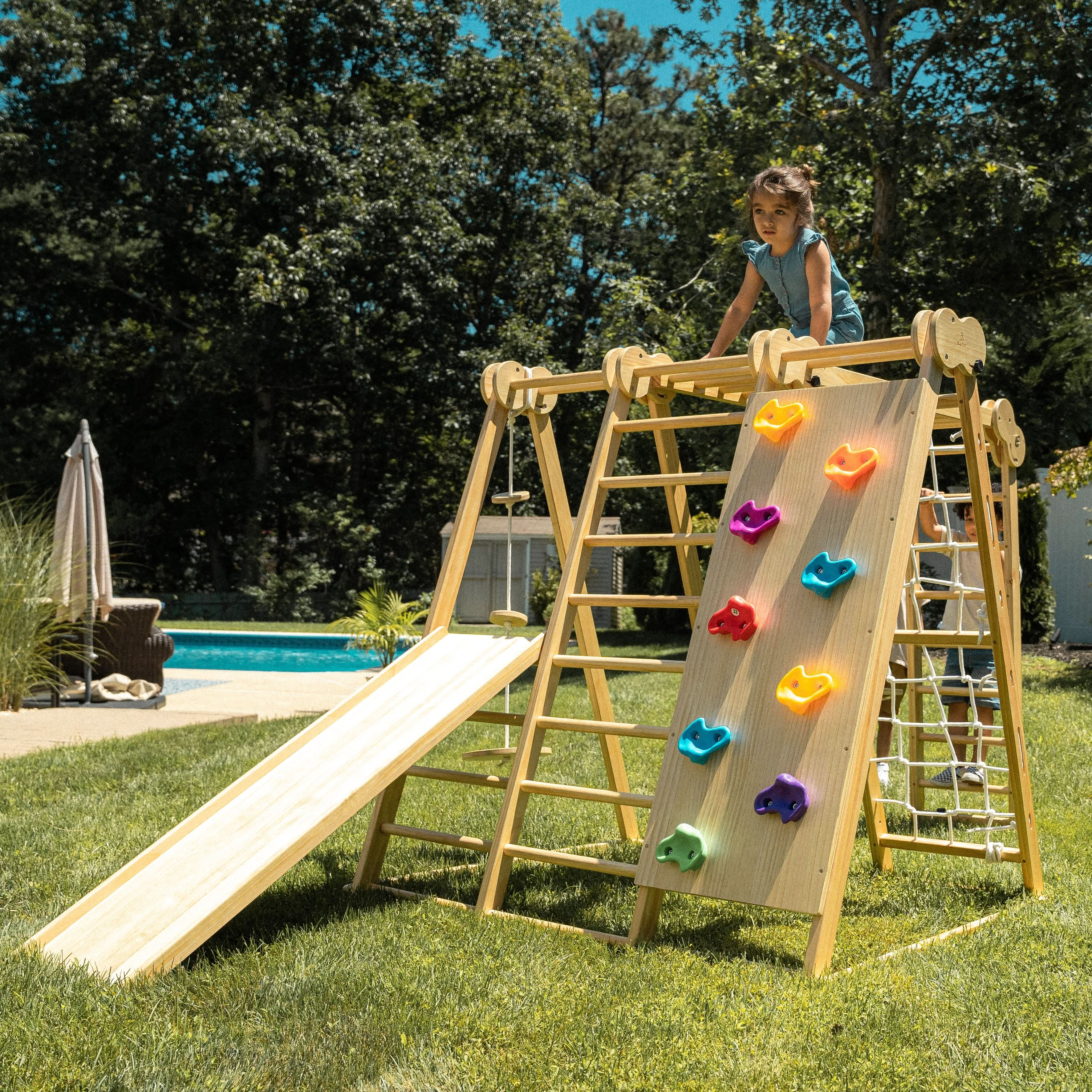 Chestnut - 8-in-1 Jungle Gym for Toddlers